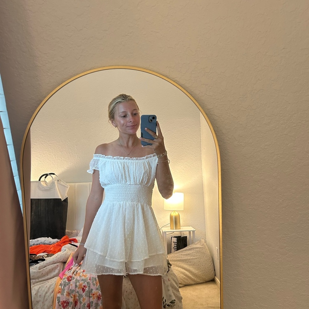 Amazon White Romper